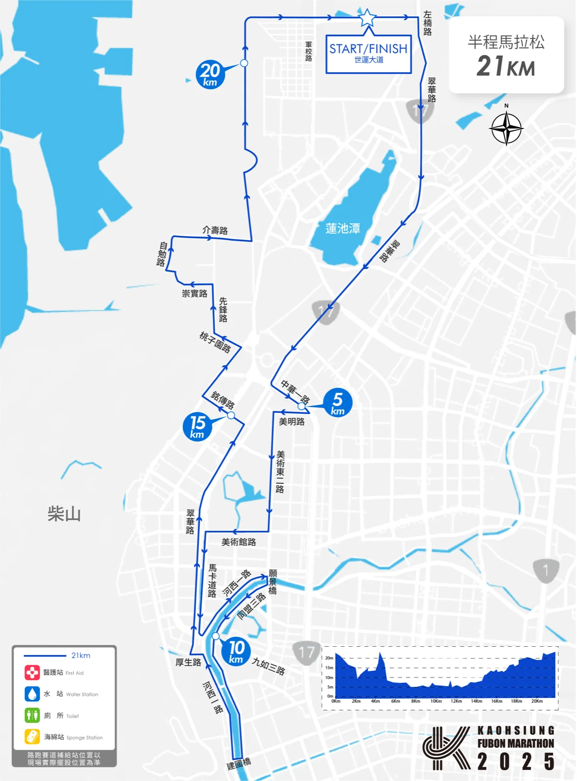 2025富邦馬拉松_半馬路線