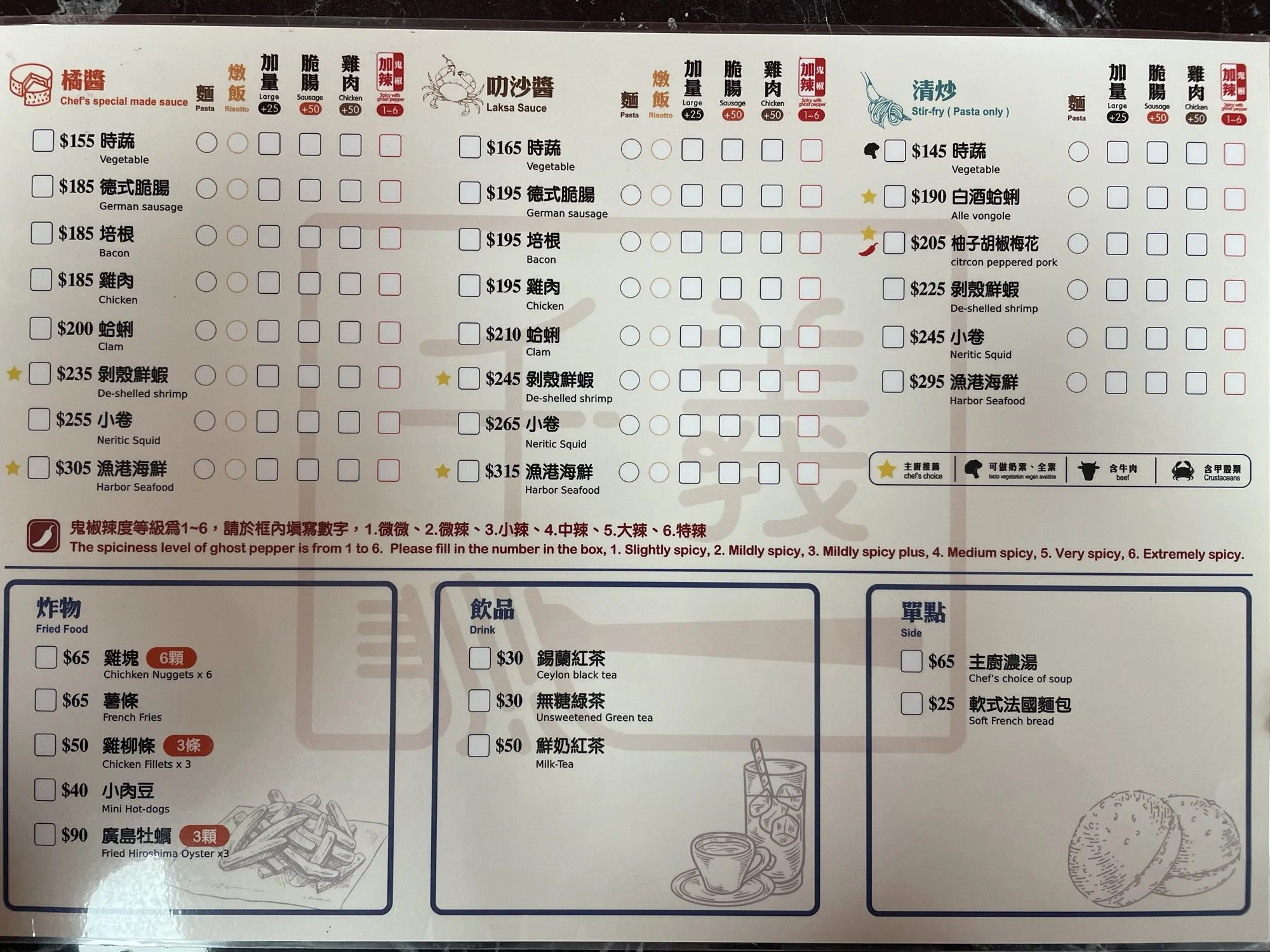 千義_菜單